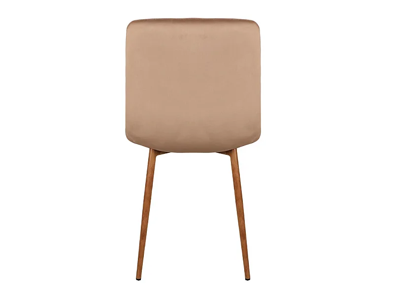 Krzesło tapicerowane MILA D VELVET beżowe