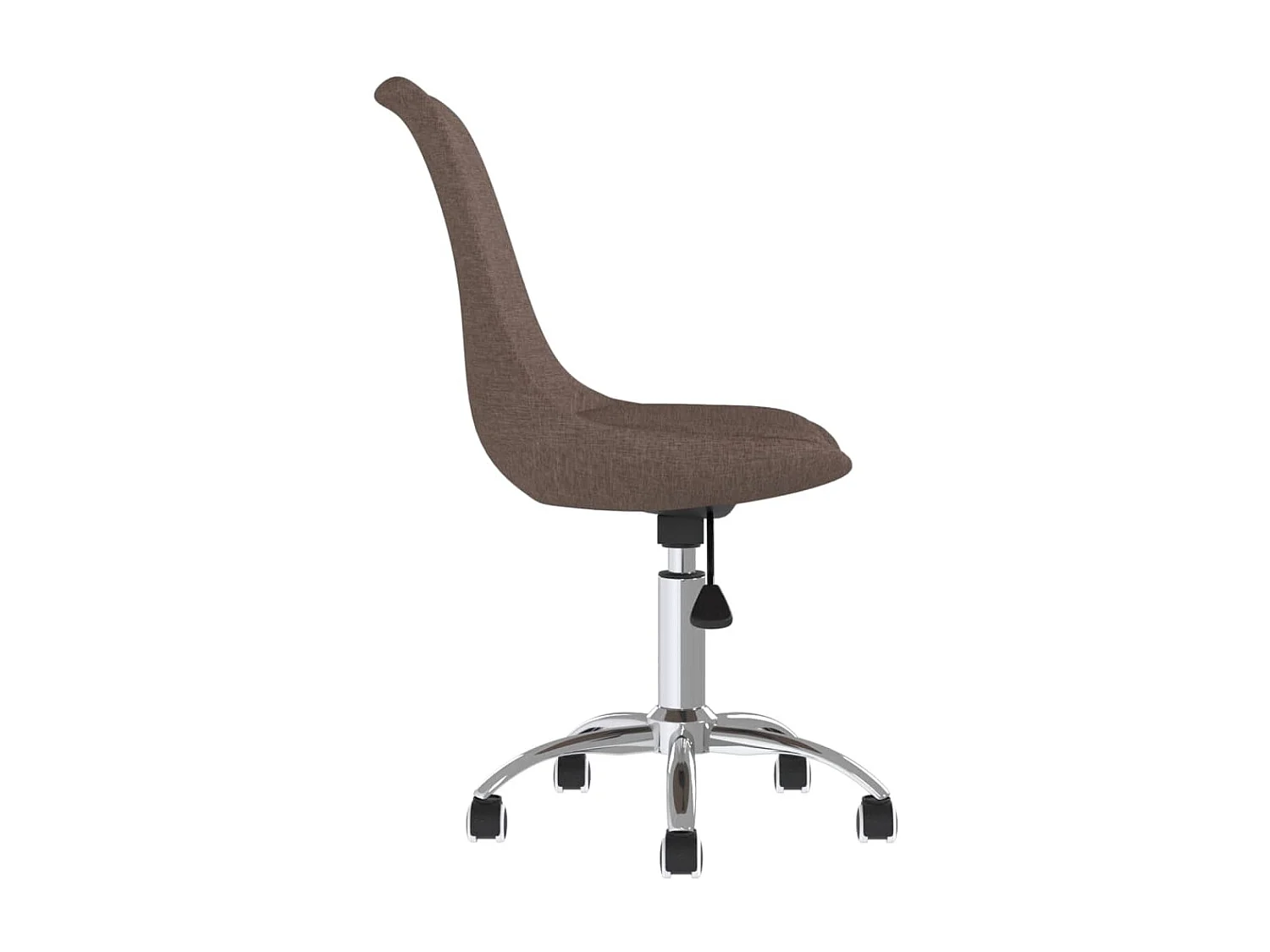 Chaises pivotantes de salle à manger 2 pcs Taupe Tissu 2