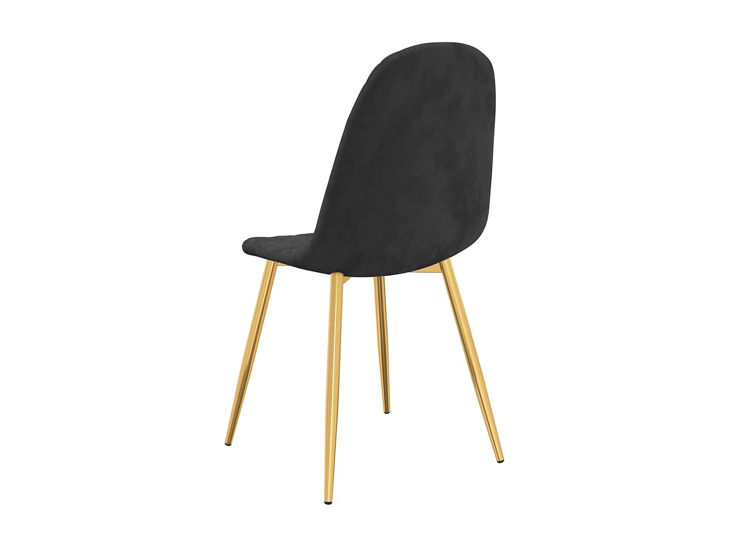 Chaises de salle à manger 4 pcs Noir Velours 13