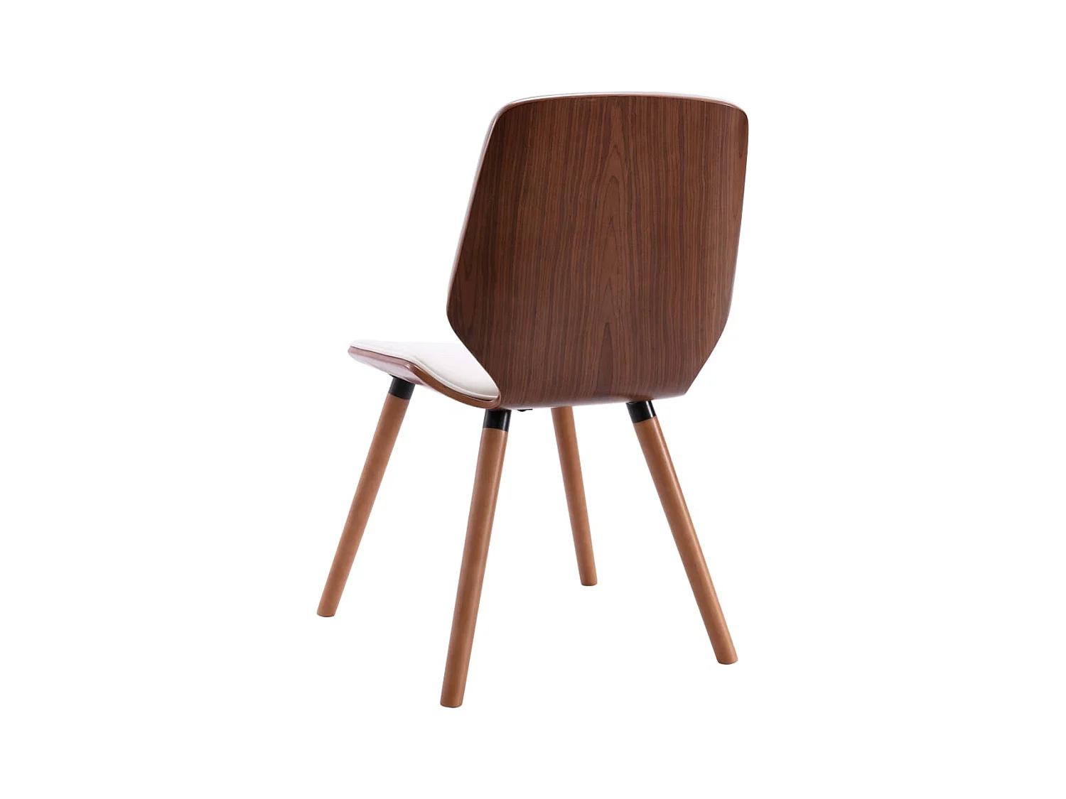 Eetkamerstoelen 6 st kunstleer wit