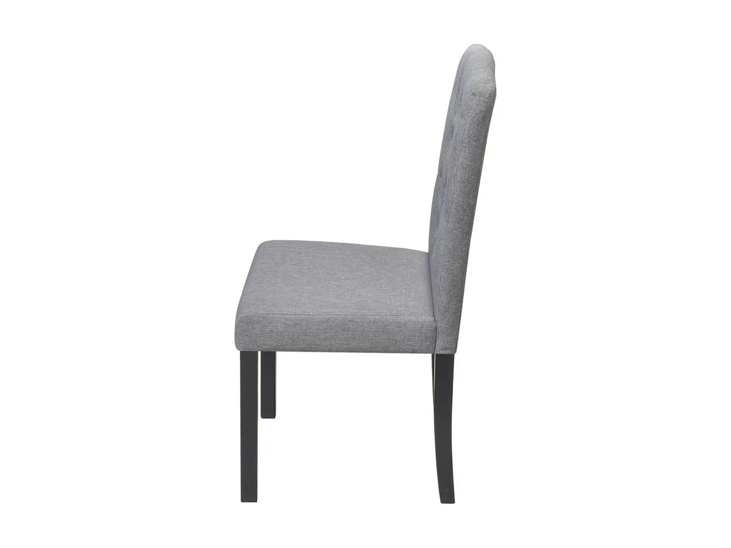 Chaises de salle à manger 6 pcs Gris clair Tissu 6