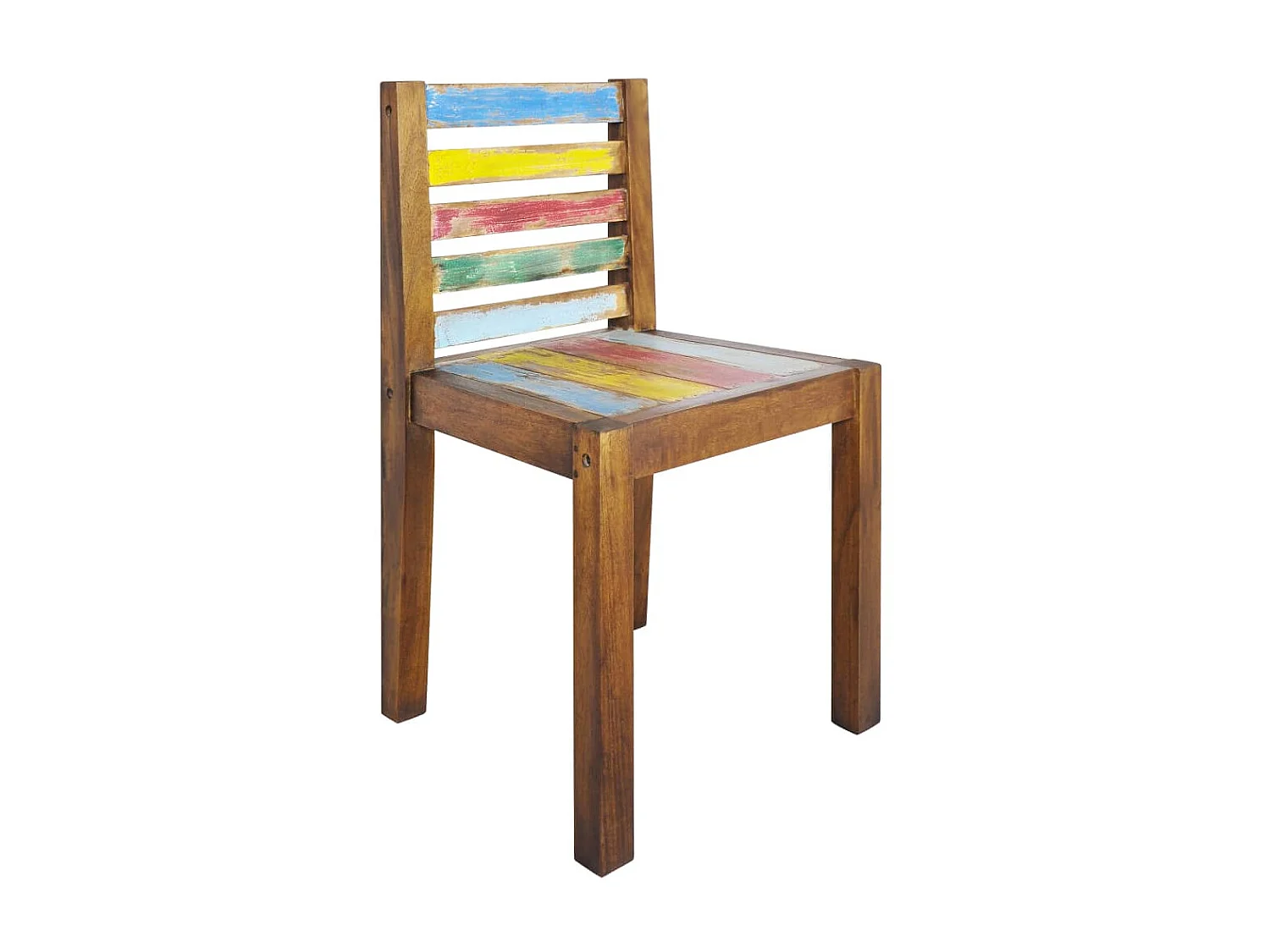 Chaises de salle à manger 2 pcs Bois de récupération solide 2
