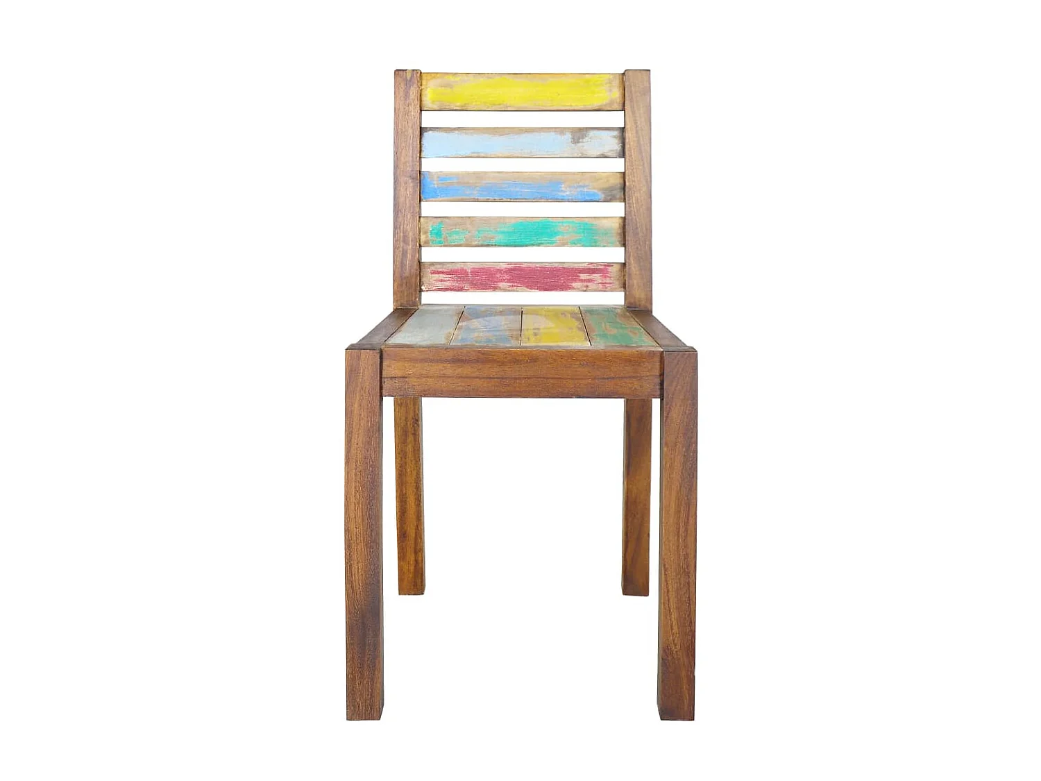 Chaises de salle à manger 2 pcs Bois de récupération solide 2