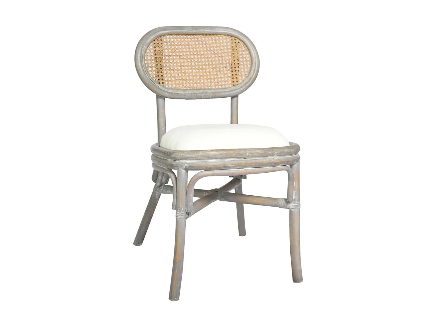 Chaises de salle à manger 4 pcs Gris Lin