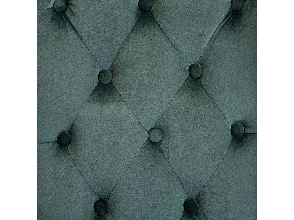 Eetkamerstoelen 2 st fluweel donkergroen