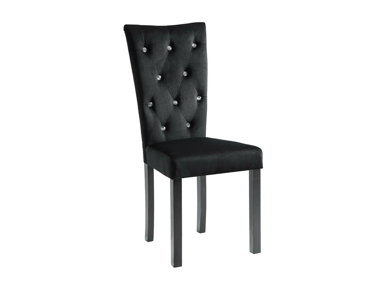 Chaises de salle à manger 6 pcs Noir Velours 6