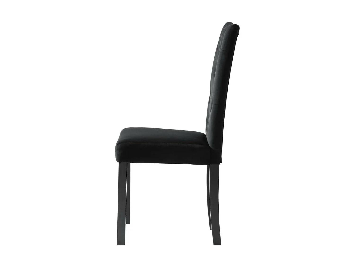 Chaises de salle à manger 6 pcs Noir Velours 6