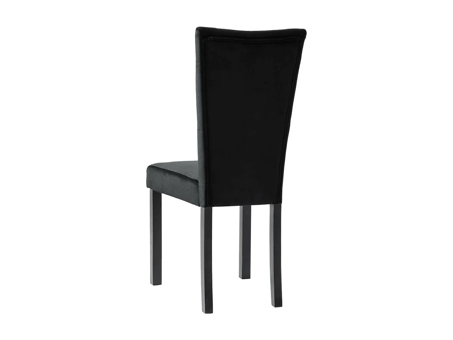 Chaises de salle à manger 6 pcs Noir Velours 6