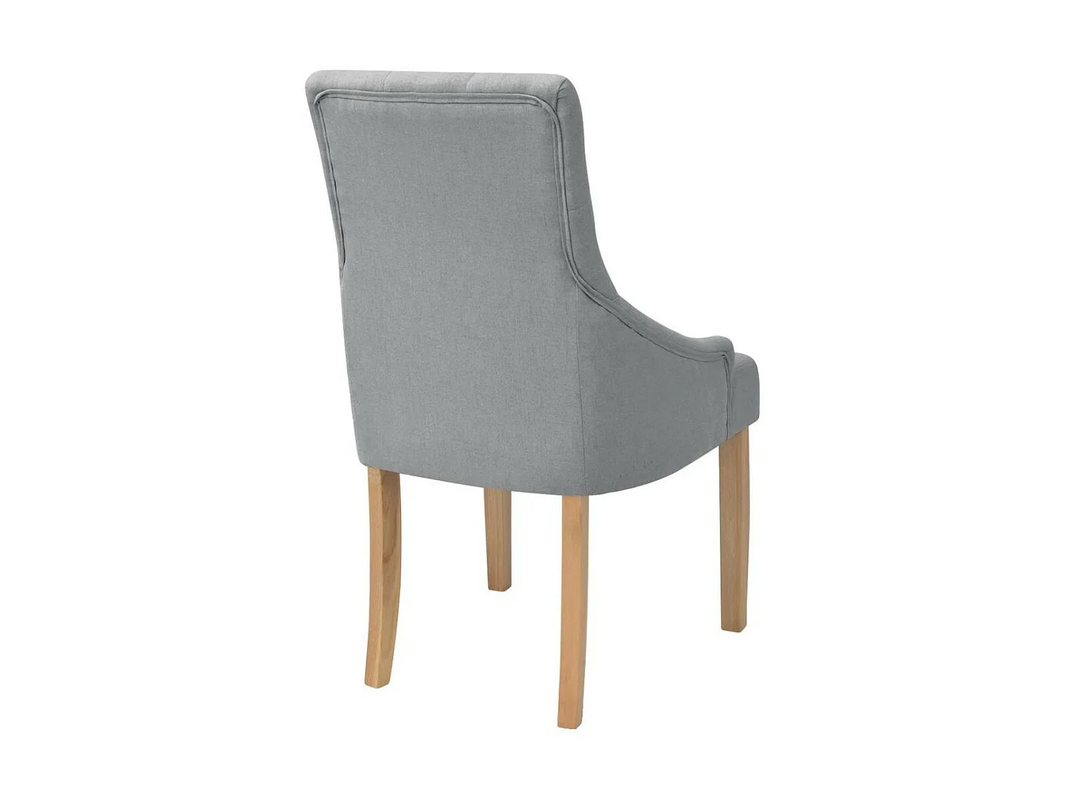 Chaises de salle à manger 6 pcs Gris clair Tissu 10