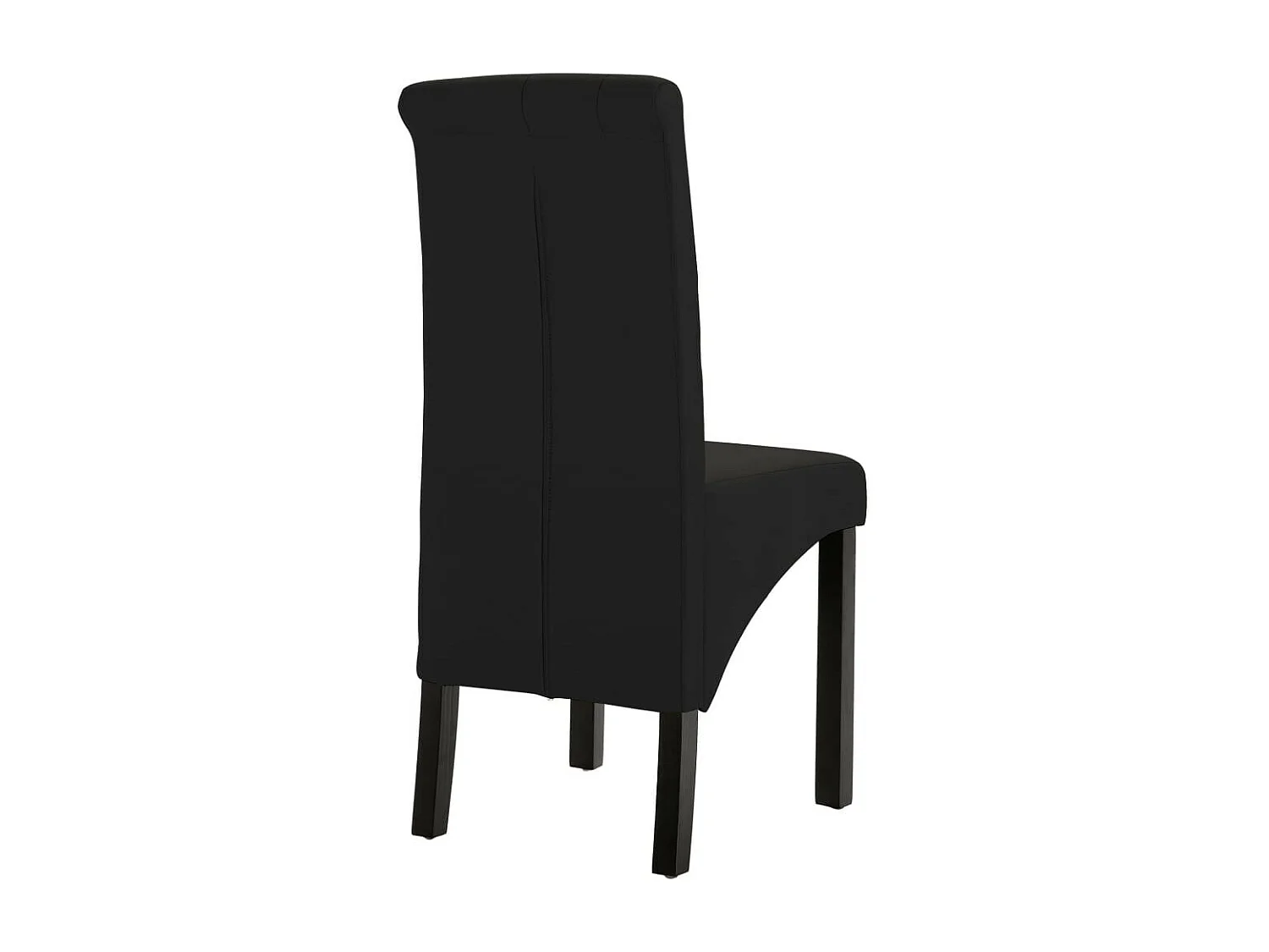 Chaises de salle à manger 6 pcs Noir Tissu 5