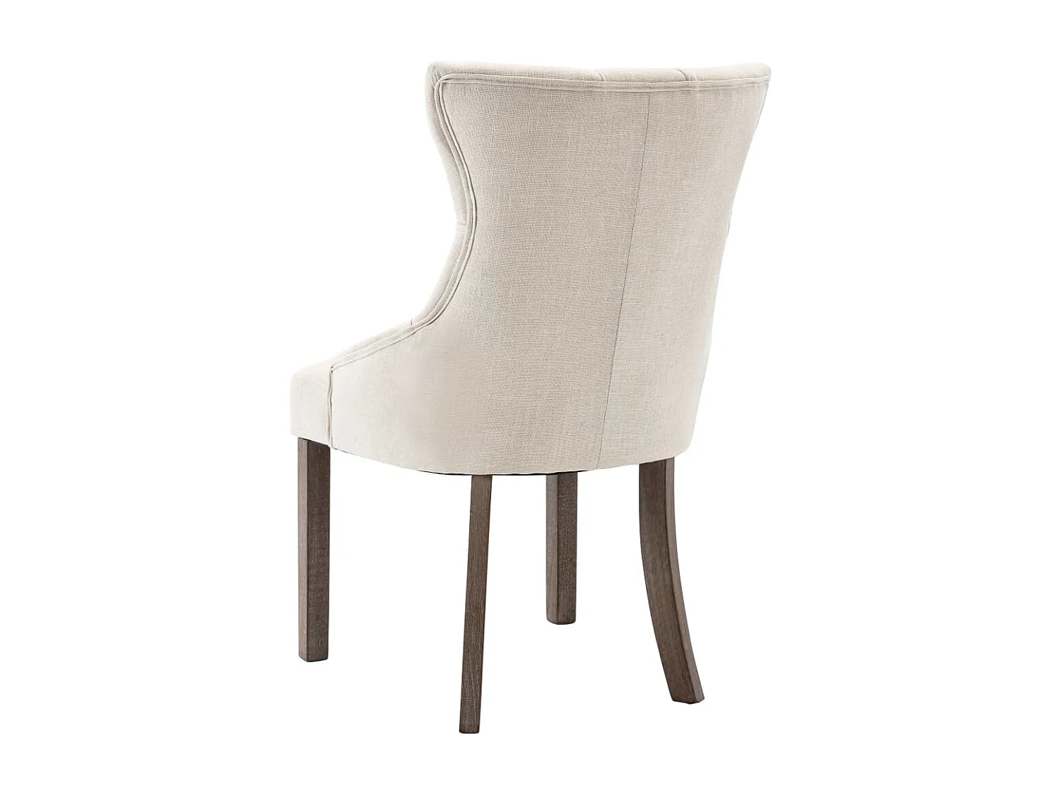 Eetkamerstoelen 6 st stof beige