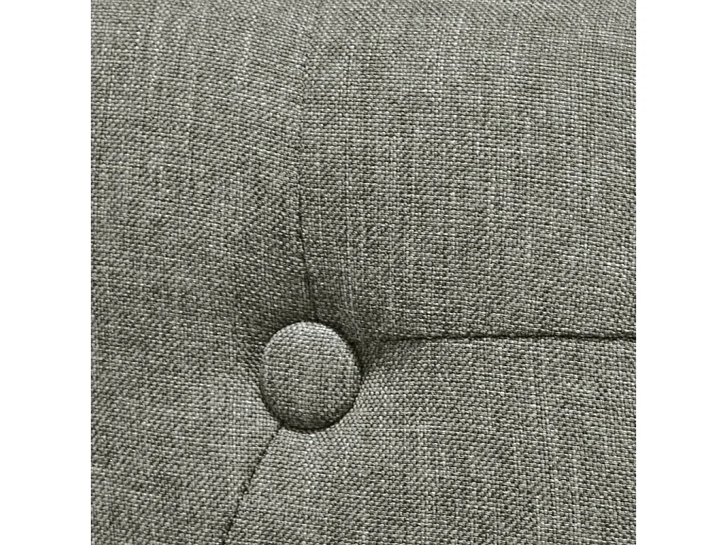 4 pcs Chaises de salle à manger Gris clair Tissu