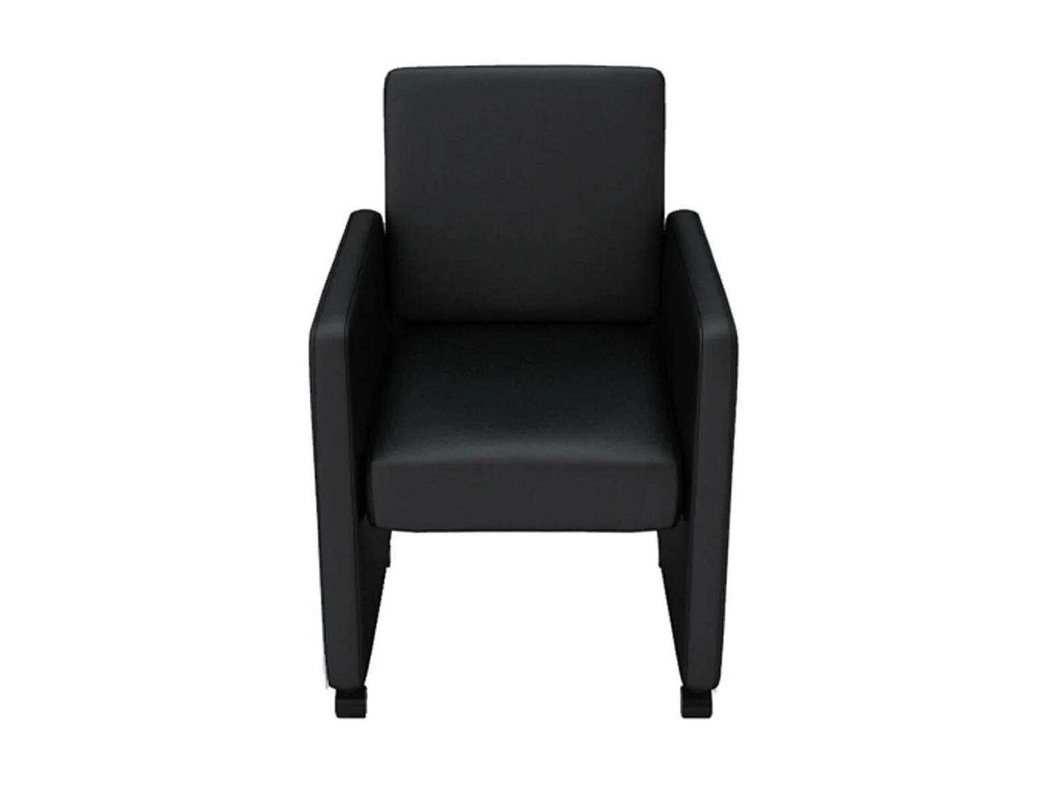 Chaises de salle à manger 6 pcs Noir Similicuir 7