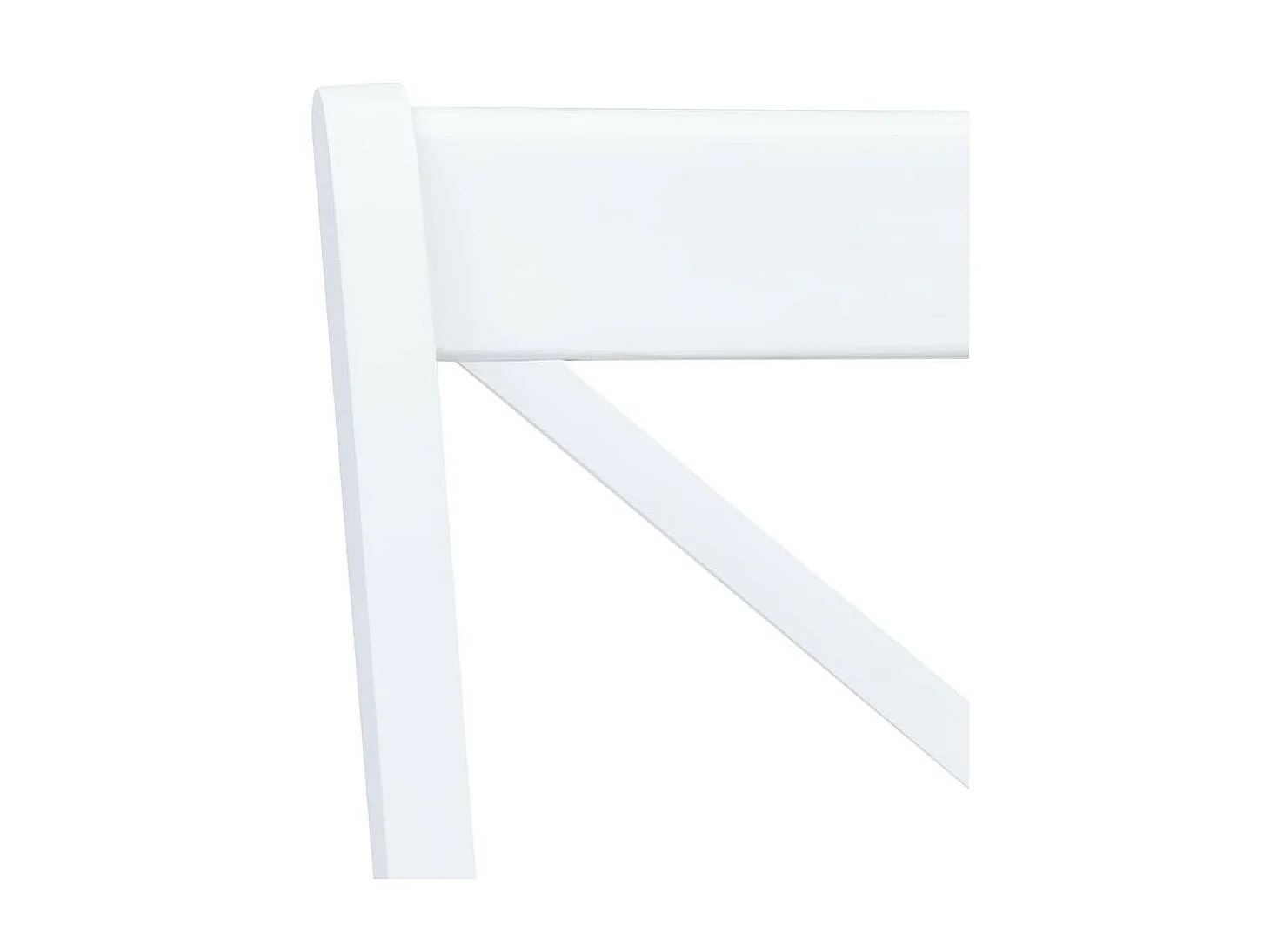 Chaise bois massif blanc et naturel Aero - Lot de 4