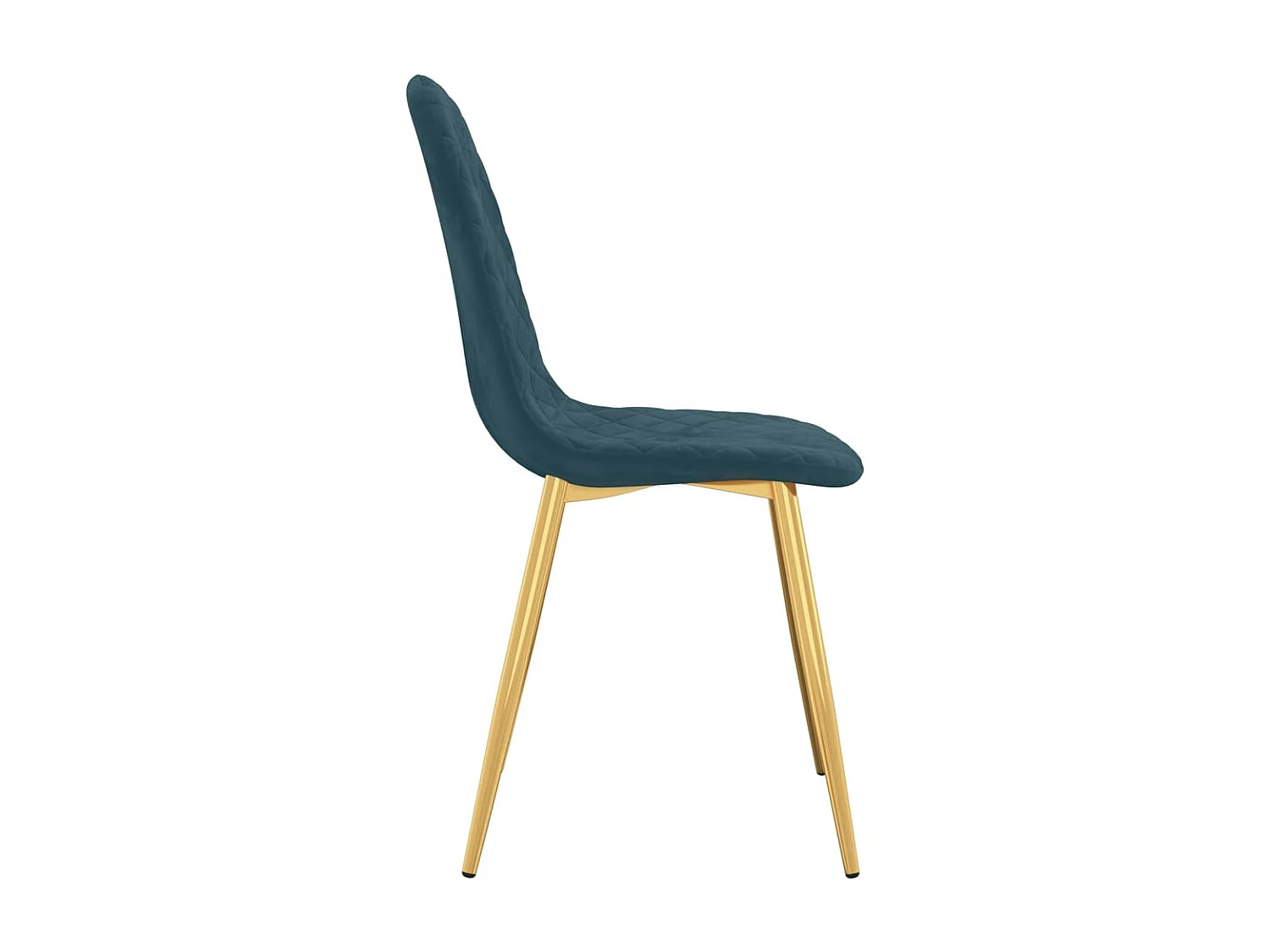 Chaises de salle à manger 4 pcs Bleu Velours 21