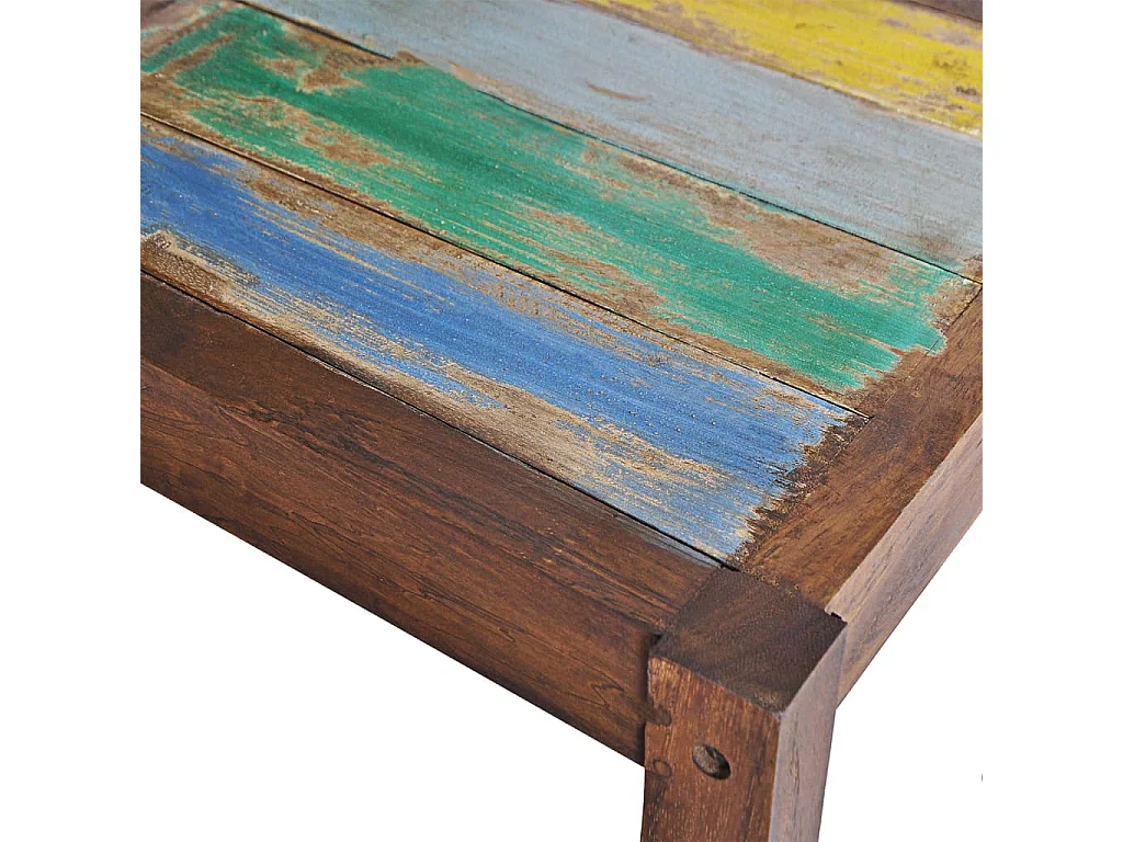 Chaises de salle à manger 4 pcs Bois de récupération solide