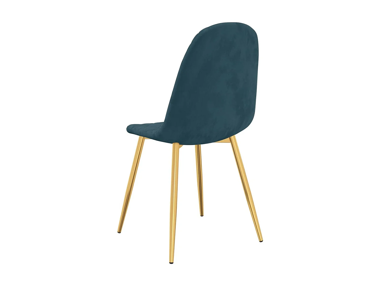 Chaises de salle à manger 6 pcs Bleu Velours 16