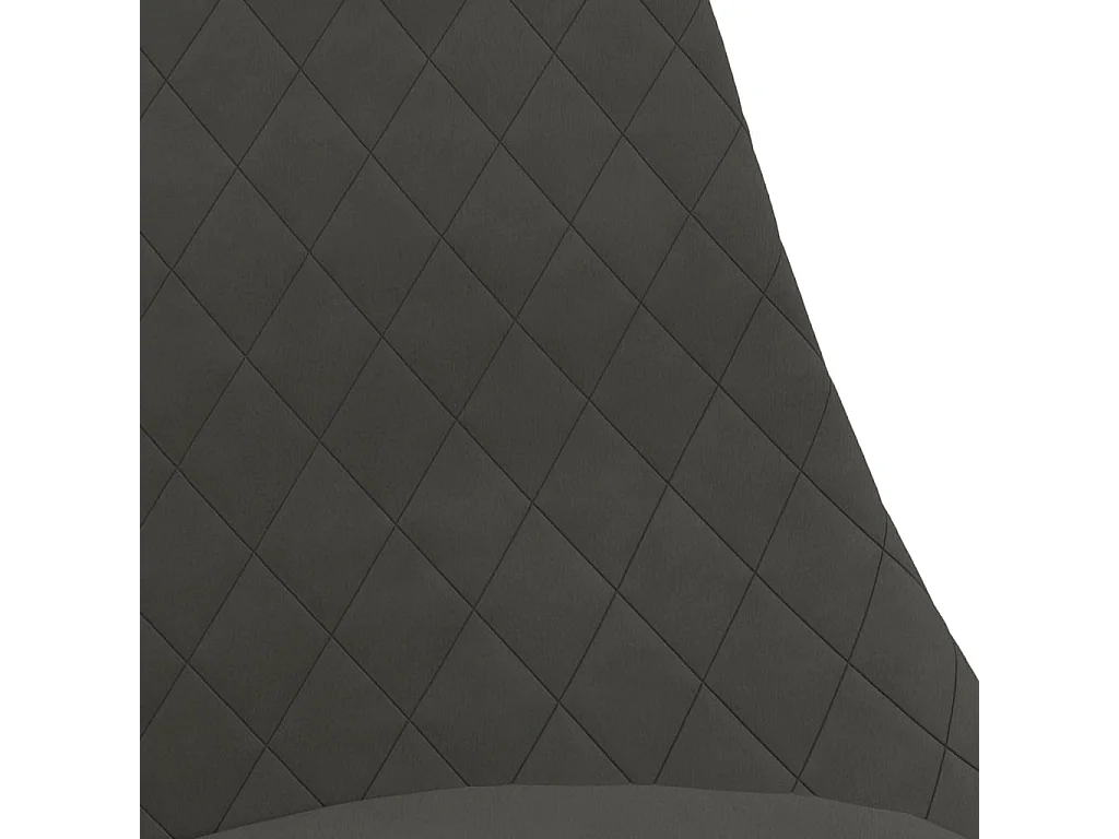 Eetkamerstoelen draaibaar 4 st fluweel donkergrijs