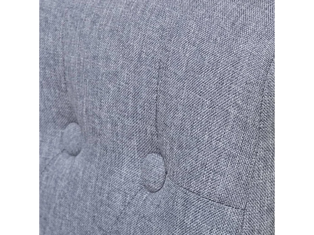 Chaises de salle à manger 6 pcs Gris clair Tissu 14