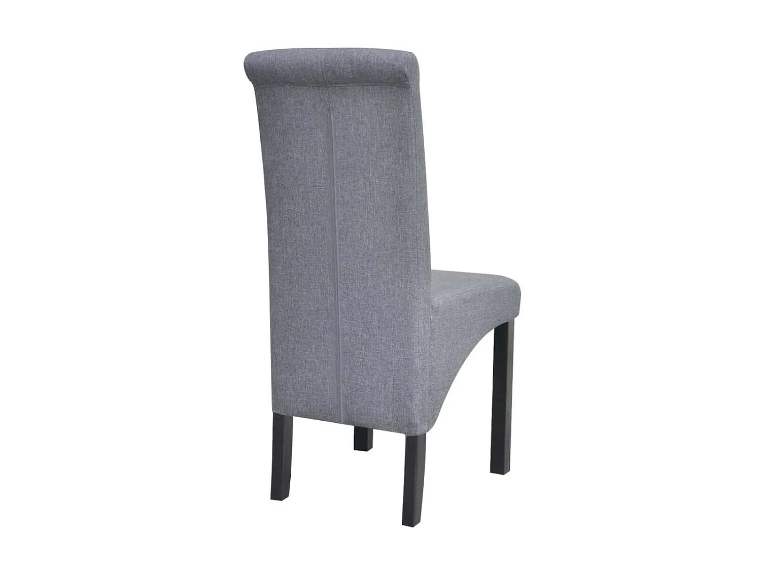 Chaises de salle à manger 6 pcs Gris clair Tissu 14