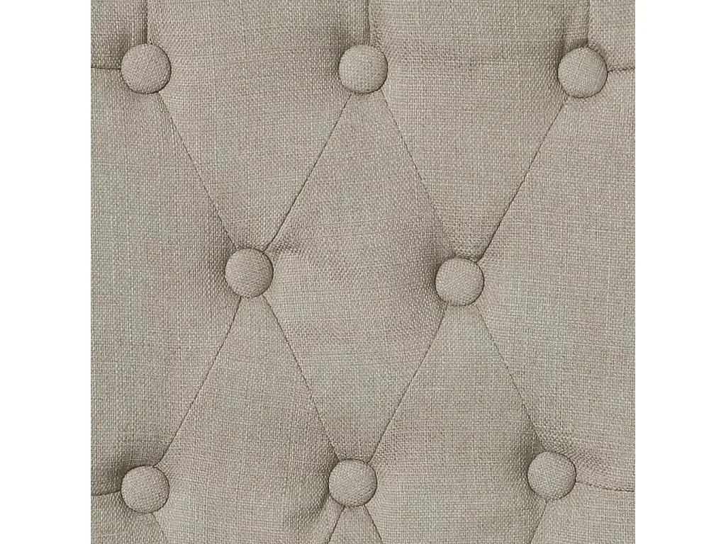 Chaises de salle à manger 6 pcs Beige Tissu 2