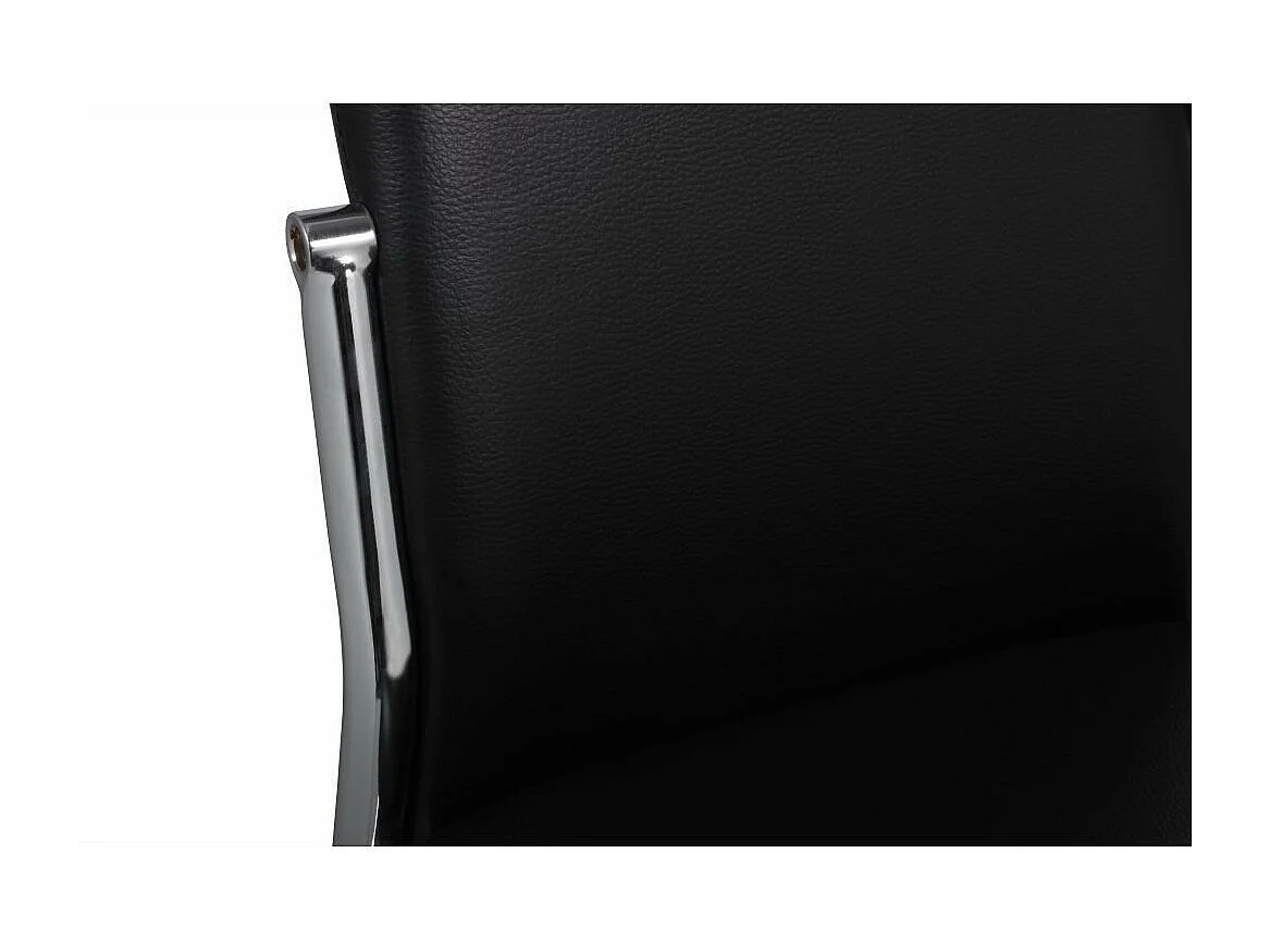 Chaises de salle à manger 4 pcs Noir Similicuir