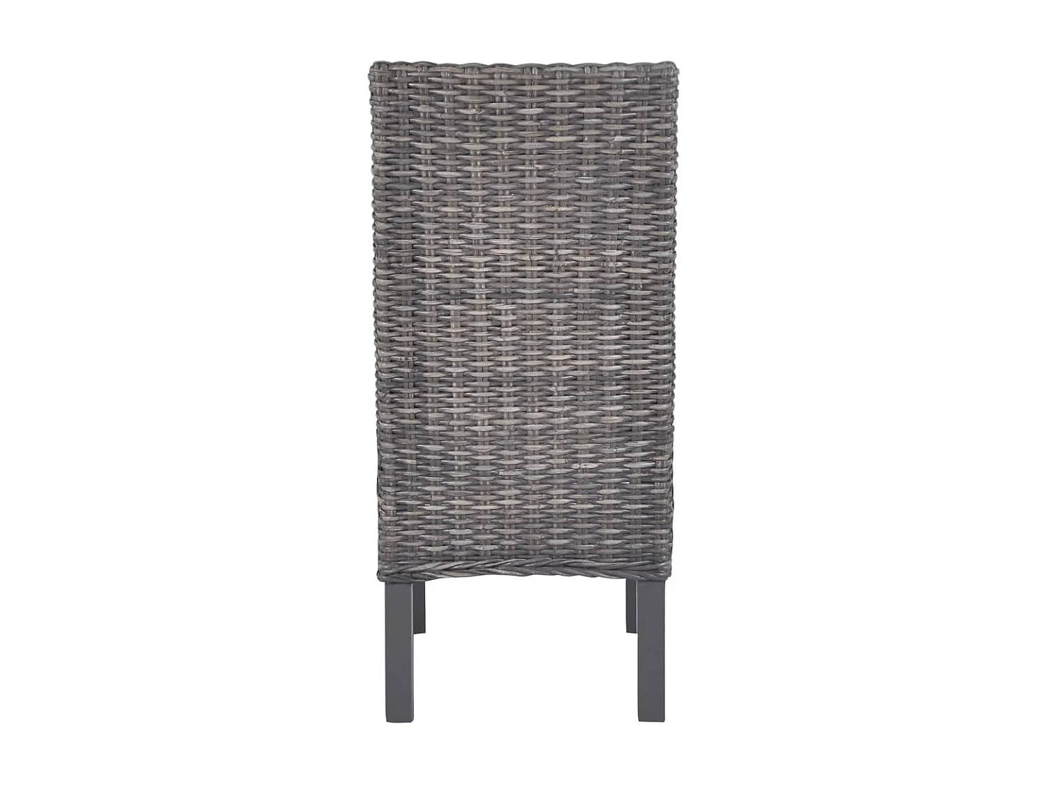 Chaises à dîner 6 pcs Marron Rotin Kubu et bois de manguier