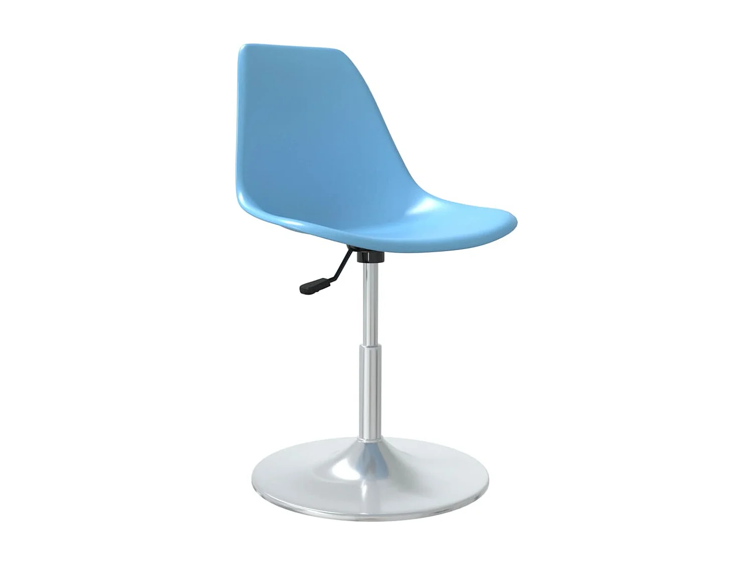 Chaises de salle à manger pivotantes 4 pcs Bleu PP 2