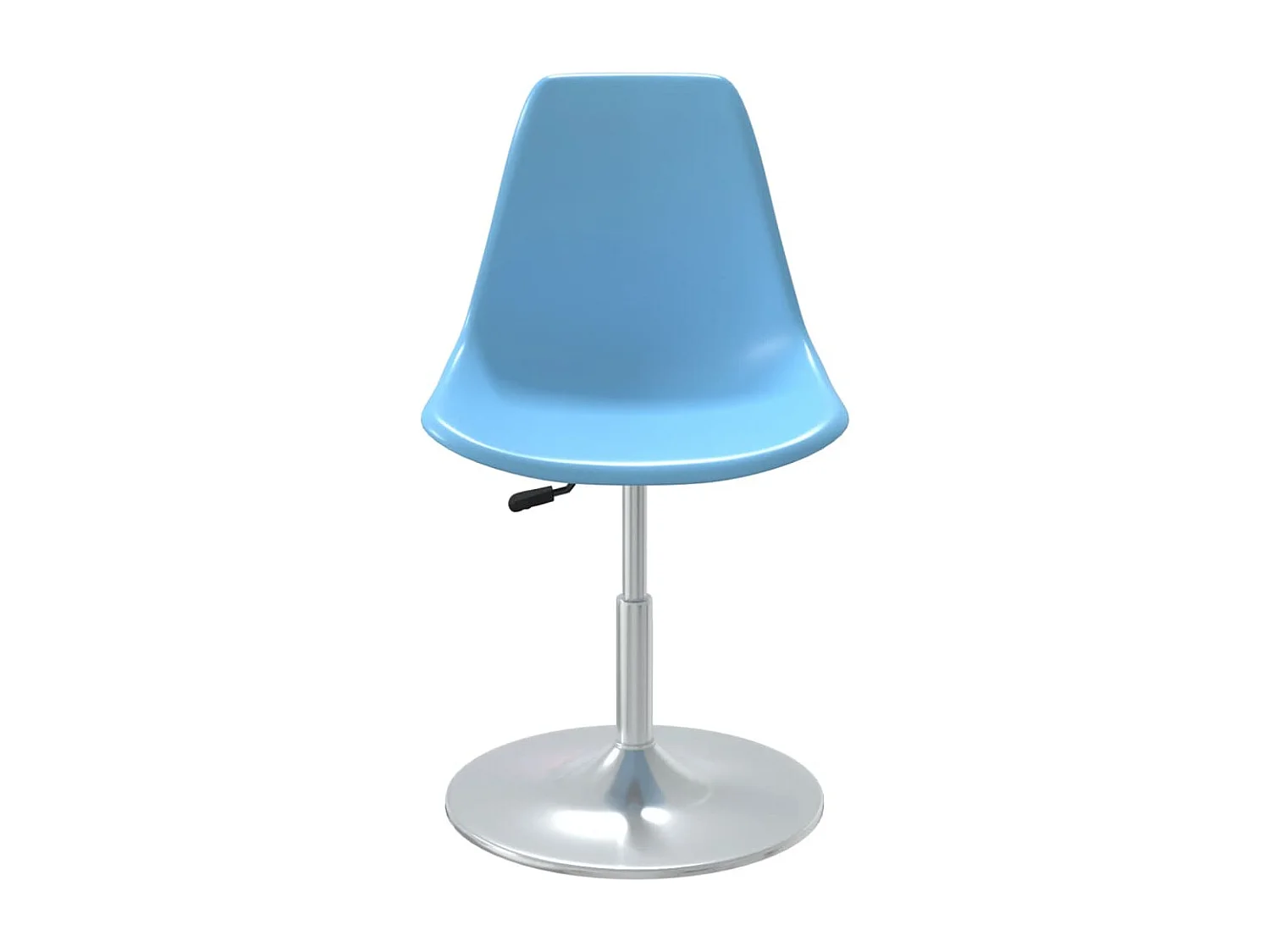 Chaises de salle à manger pivotantes 4 pcs Bleu PP 2