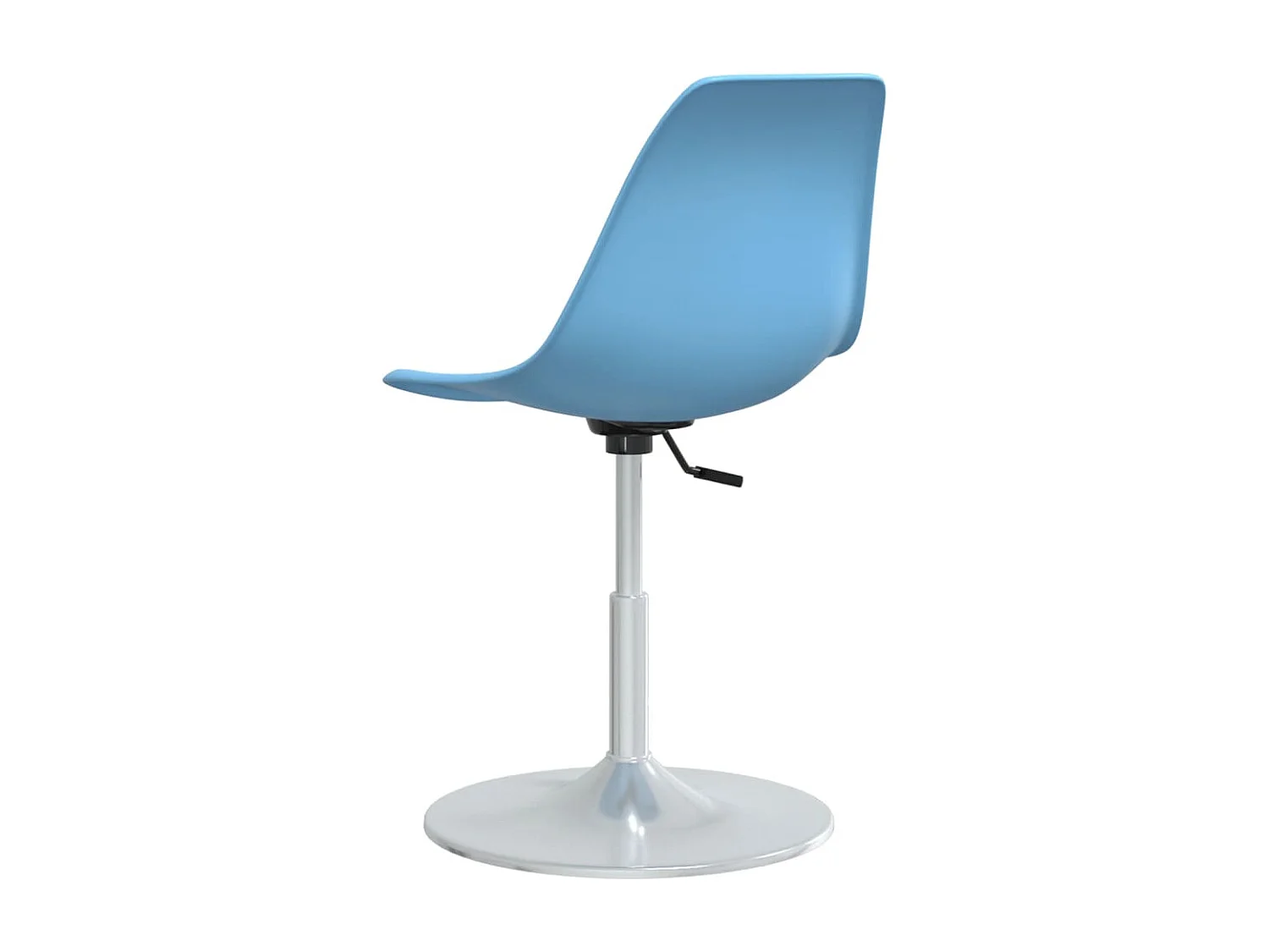 Chaises de salle à manger pivotantes 4 pcs Bleu PP 2