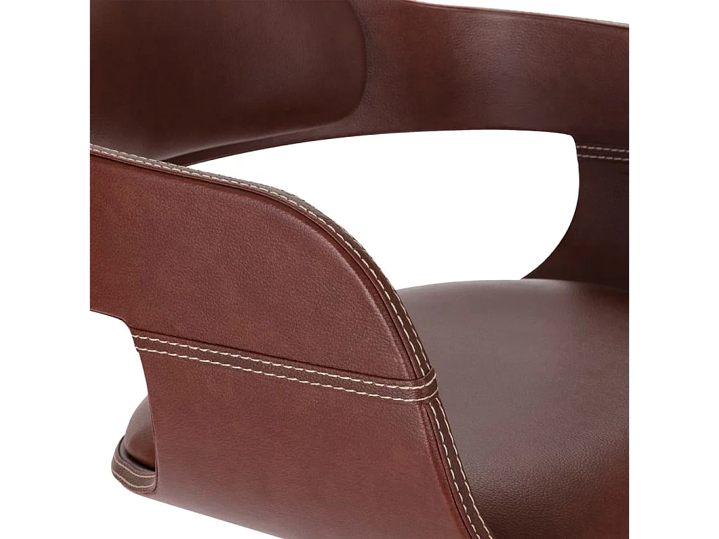 Chaise en bois Noyer Lizza - Confort et raffinement-Couleur Marron
