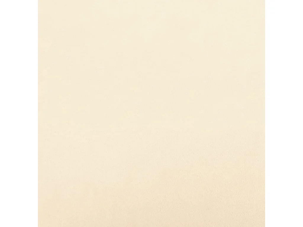 Chaises de salle à manger 4 pcs Blanc crème Velours 2