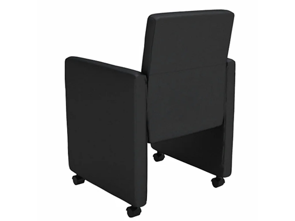 Chaises de salle à manger 4 pcs Noir Similicuir 10