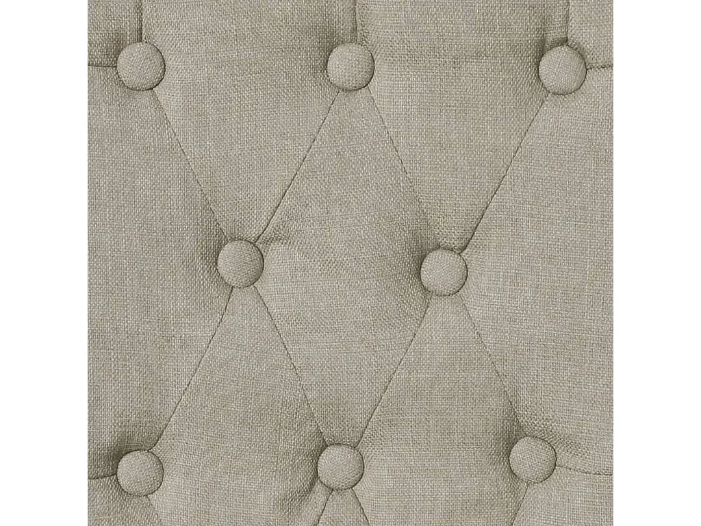 Chaises de salle à manger 4 pcs Beige Tissu 2