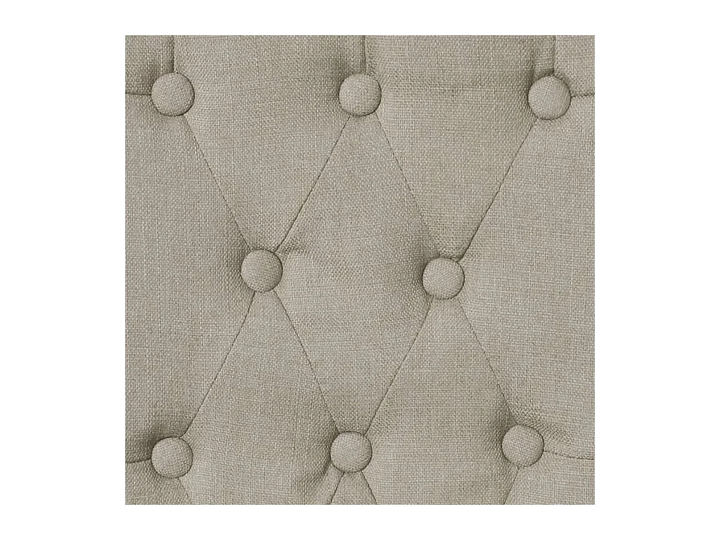 Chaises de salle à manger 4 pcs Beige Tissu 2