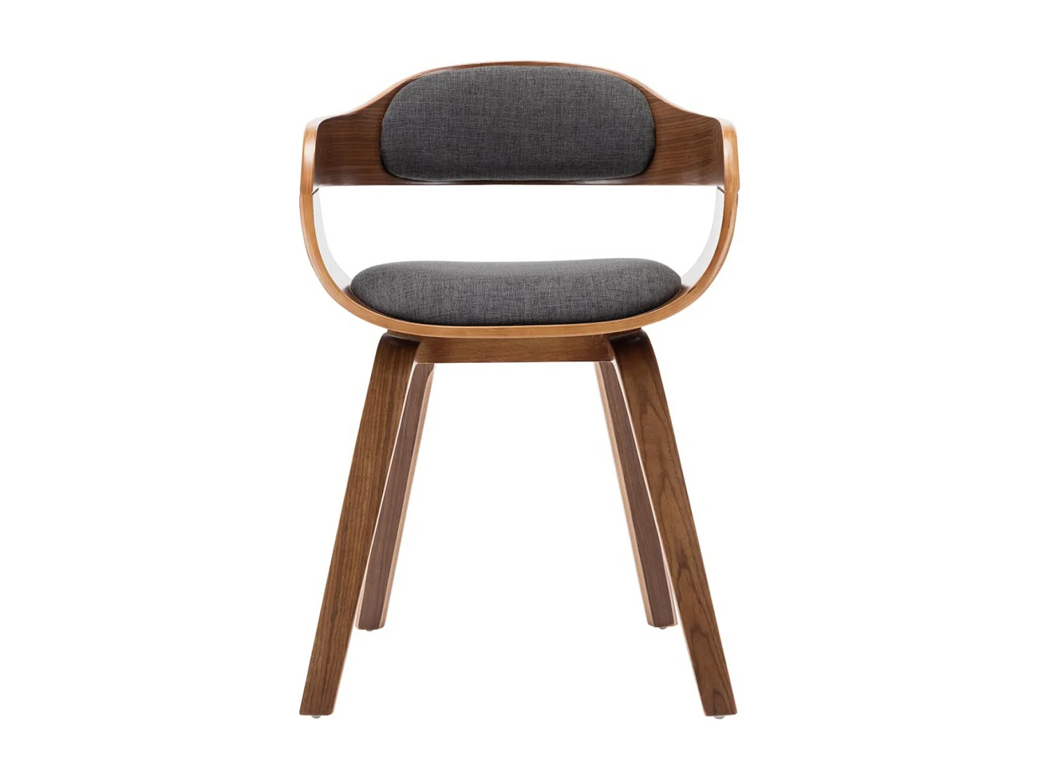 Chaise en bois Noyer Lizza - Confort et raffinement-Couleur Noir