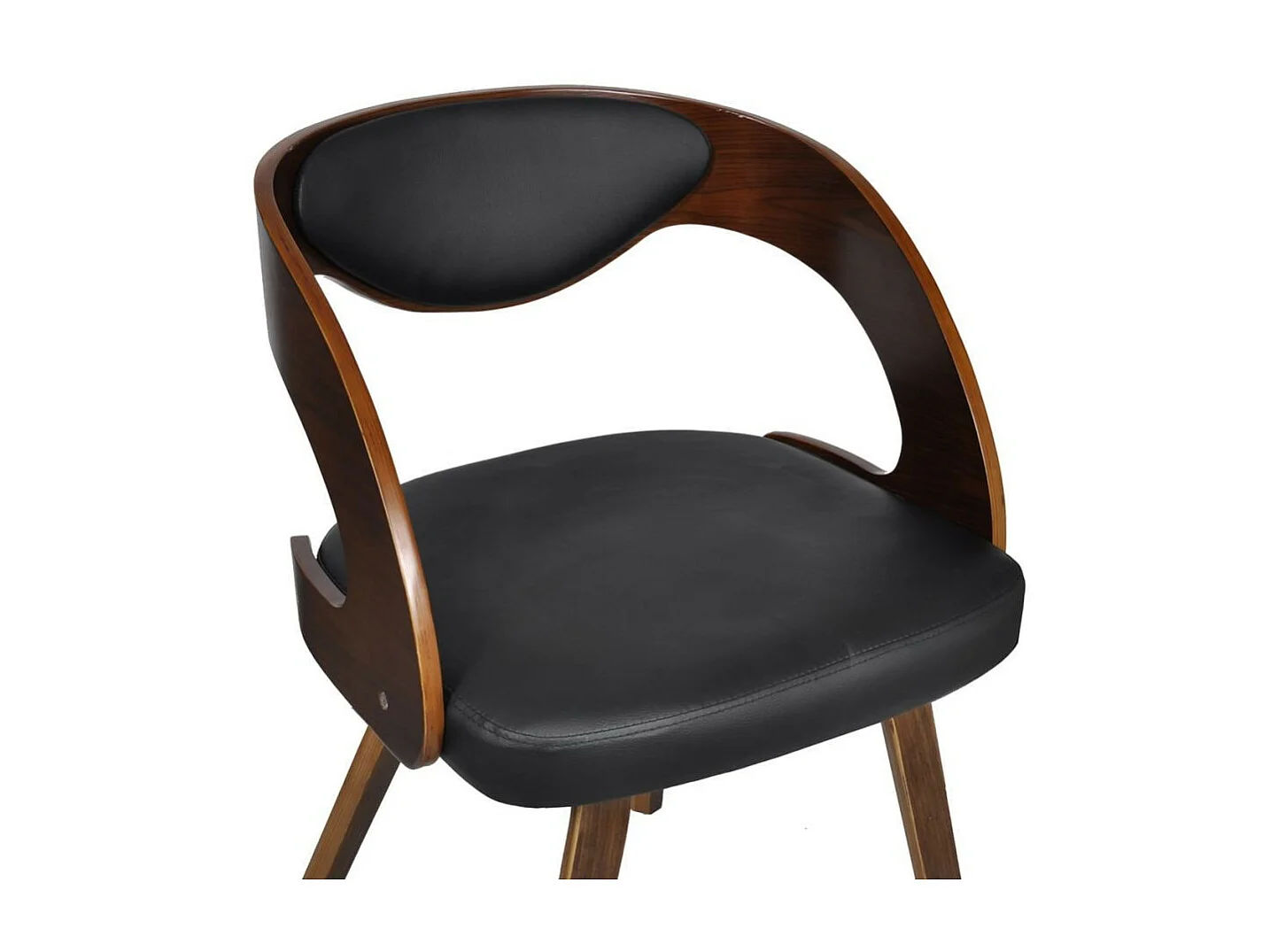 Chaises de salle à manger 6 pcs Marron Similicuir 14