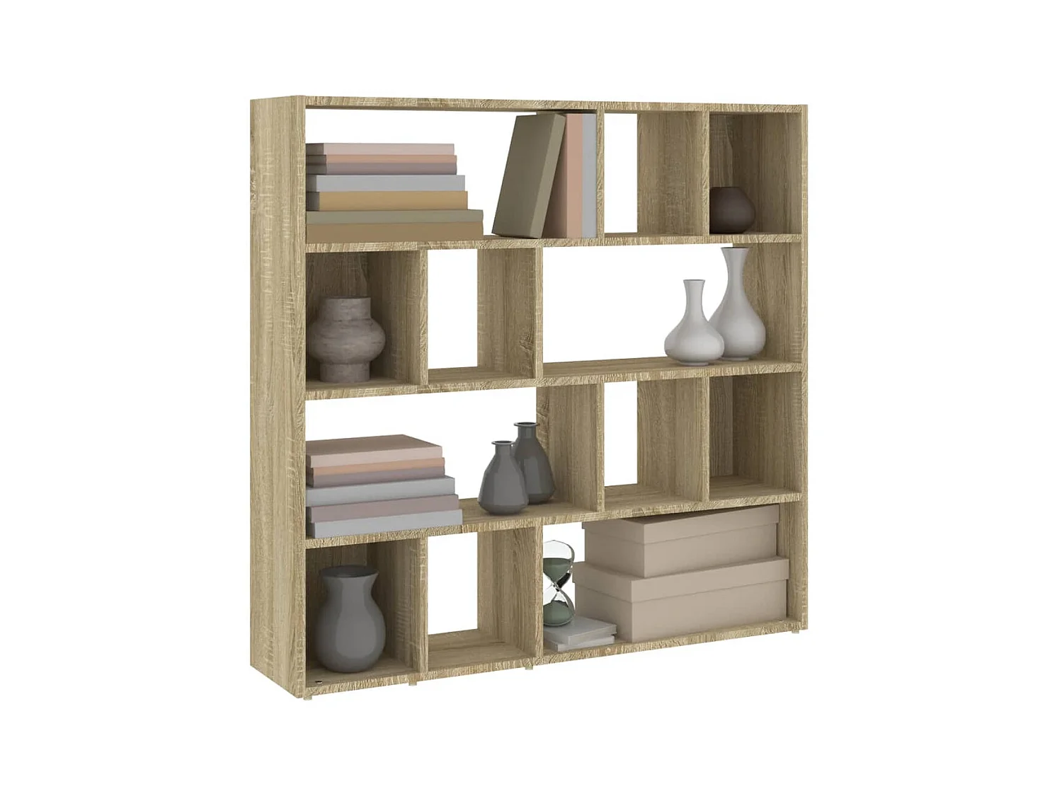 Bibliothèque-Séparateur de pièce Chêne Sonoma 105x24x102