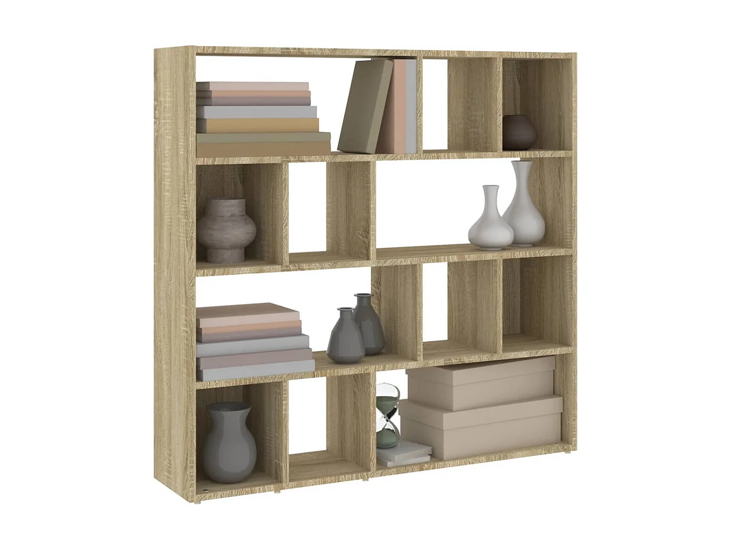 Bibliothèque-Séparateur de pièce Chêne Sonoma 105x24x102