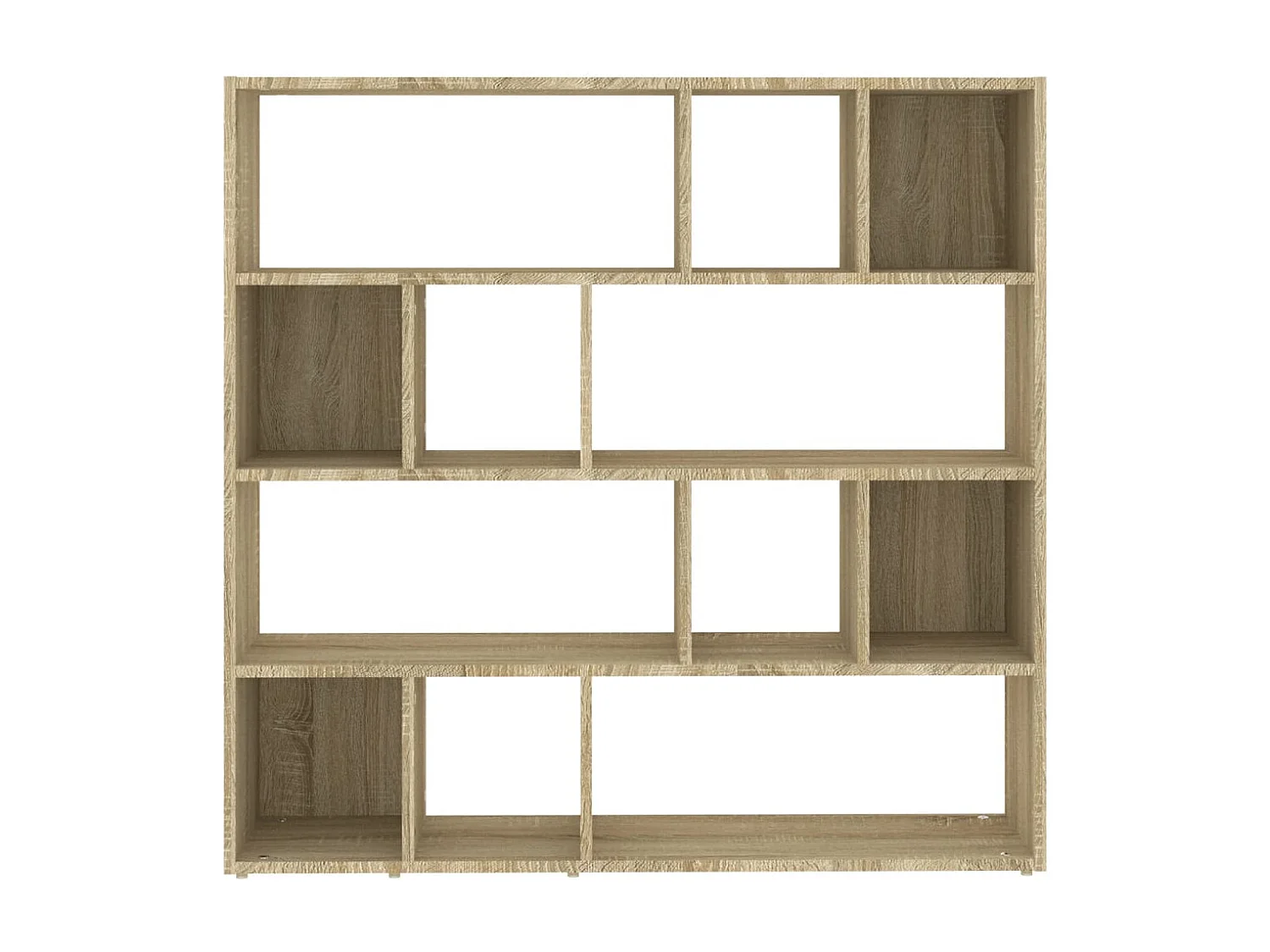 Bibliothèque séparateur en bois Vogua 105cm - Moderne et polyvalente-Chêne clair