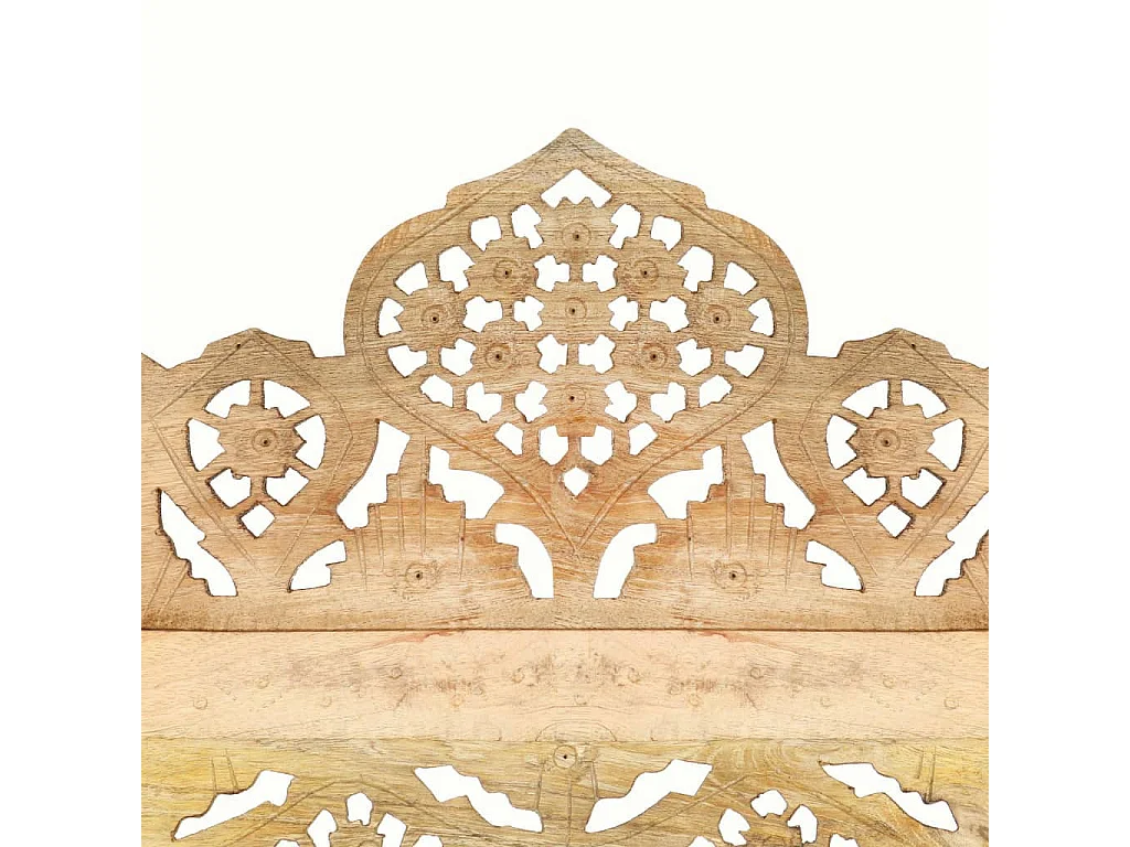 Cloison de séparation 5 panneaux 200x165 Bois de manguier