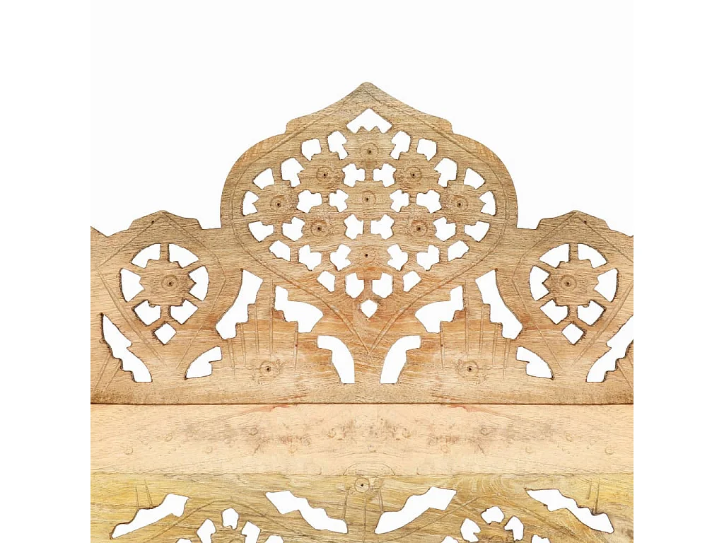 Cloison de séparation 3 panneaux 120x165 Bois de manguier