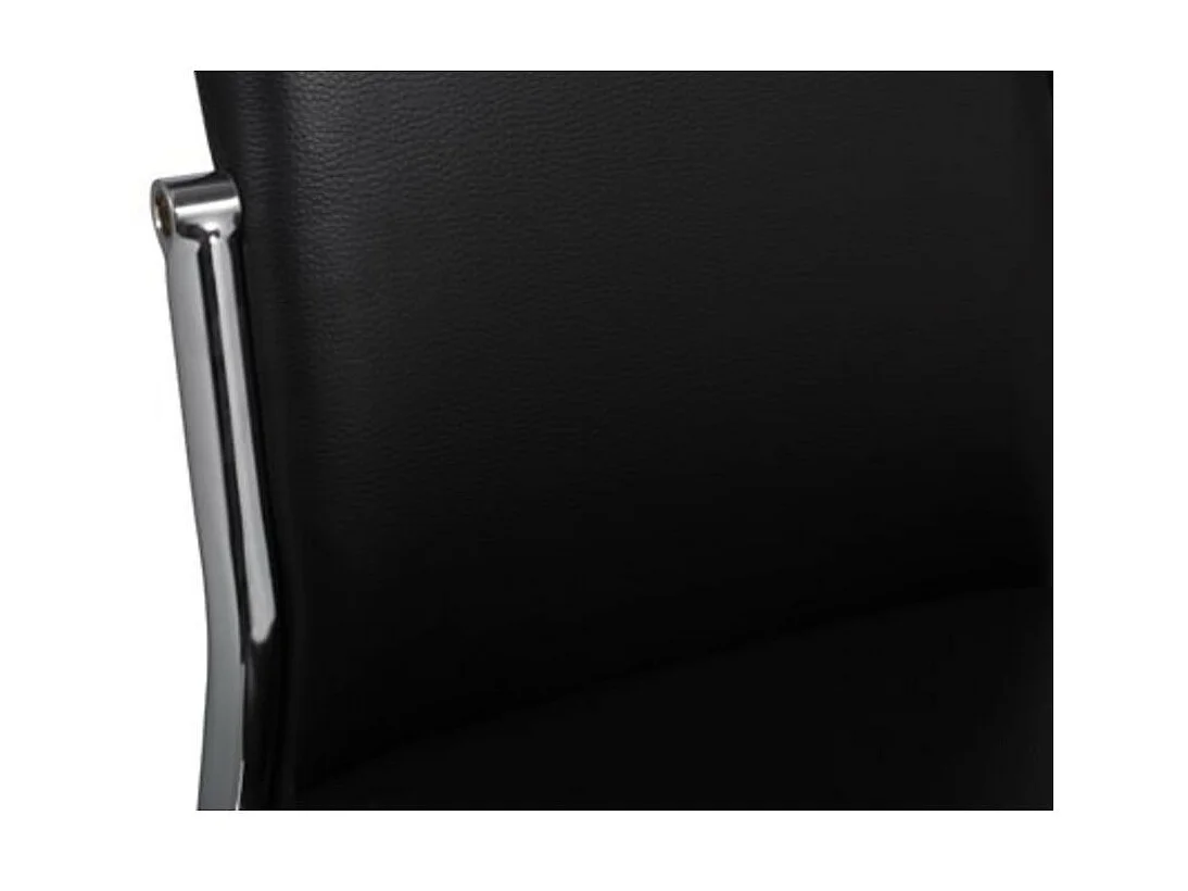 Chaises de salle à manger 6 pcs Noir Similicuir 6