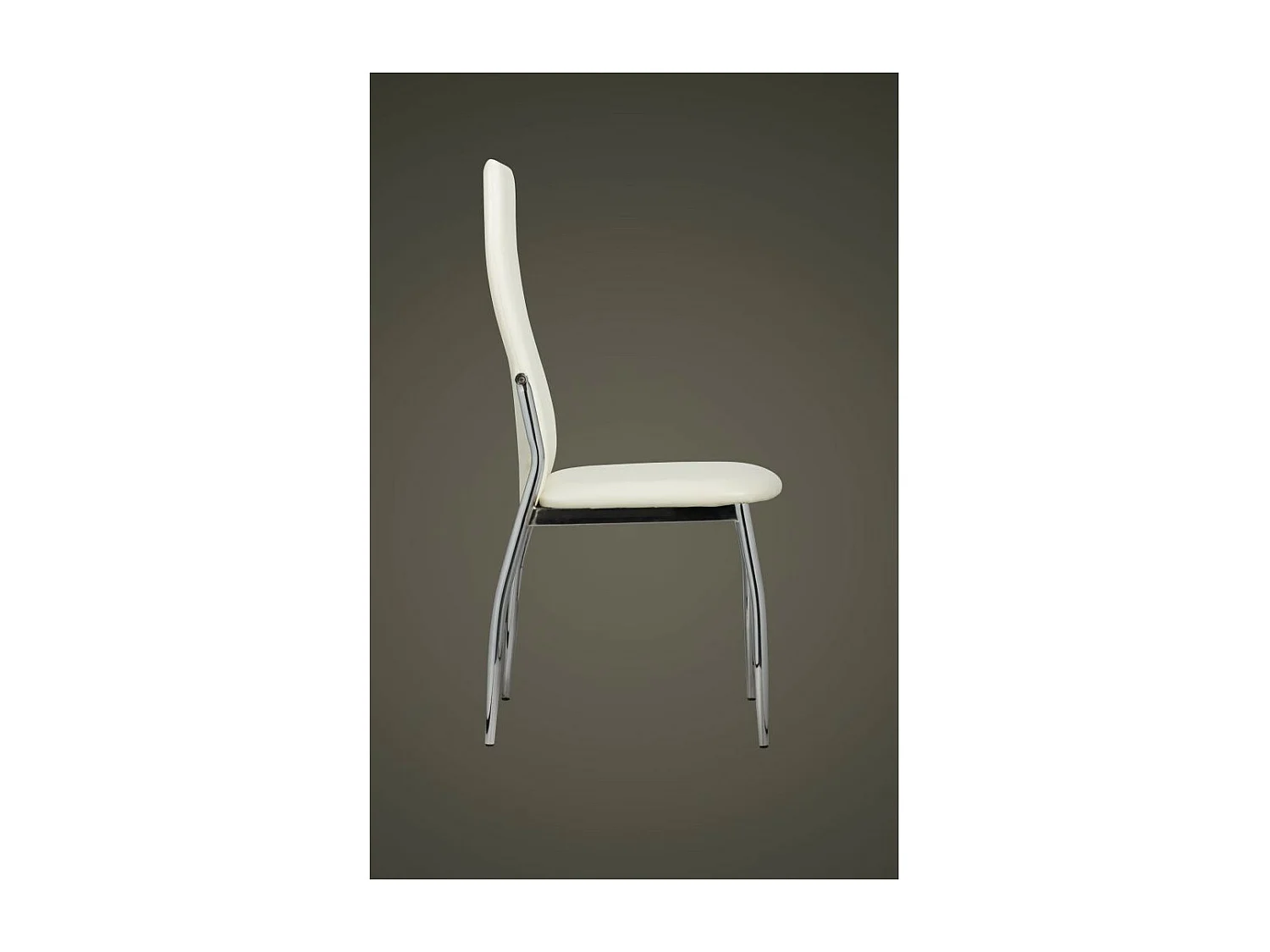Chaises de salle à manger 4 pcs Blanc Similicuir 4