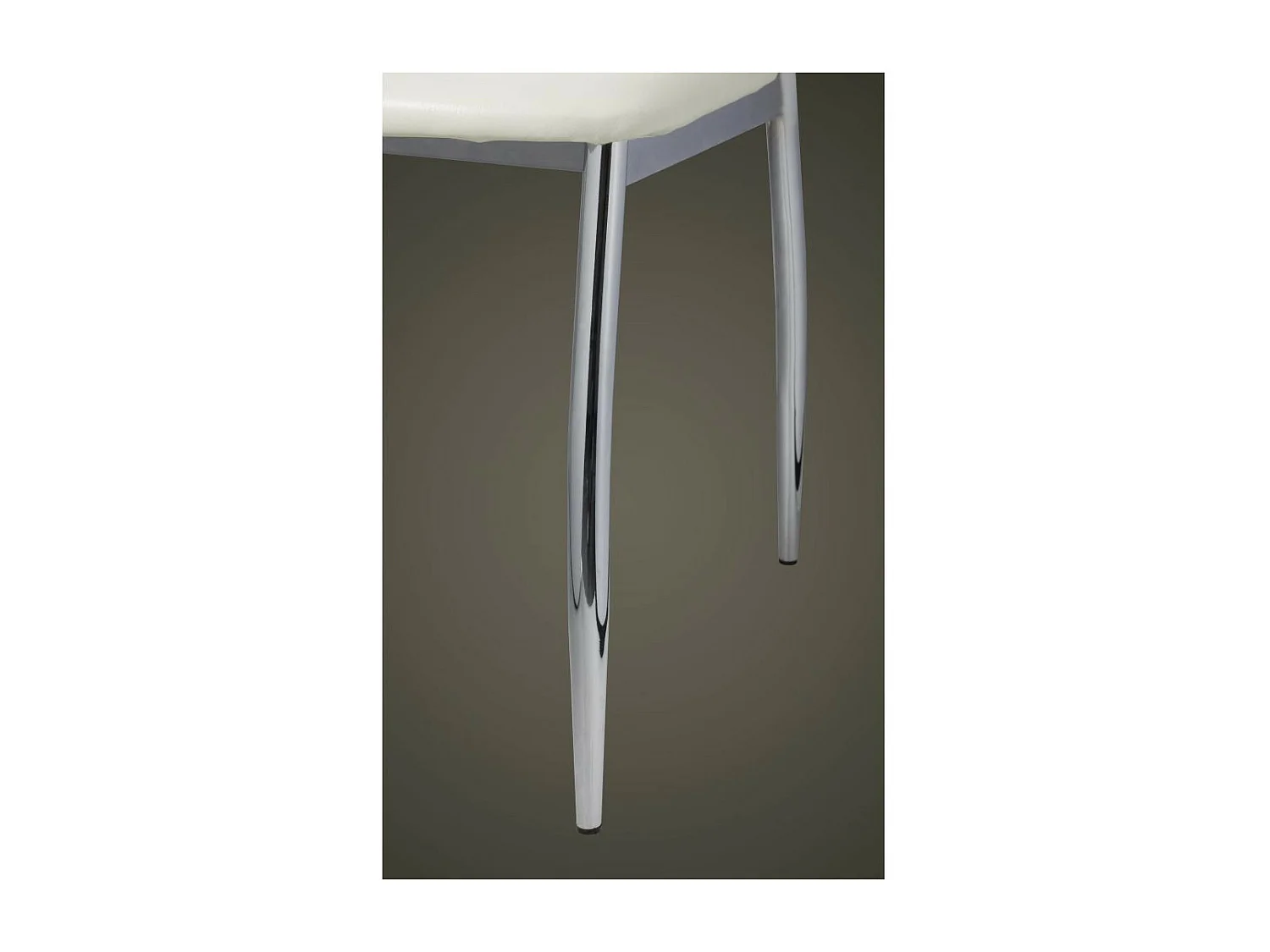 Chaises de salle à manger 4 pcs Blanc Similicuir 4