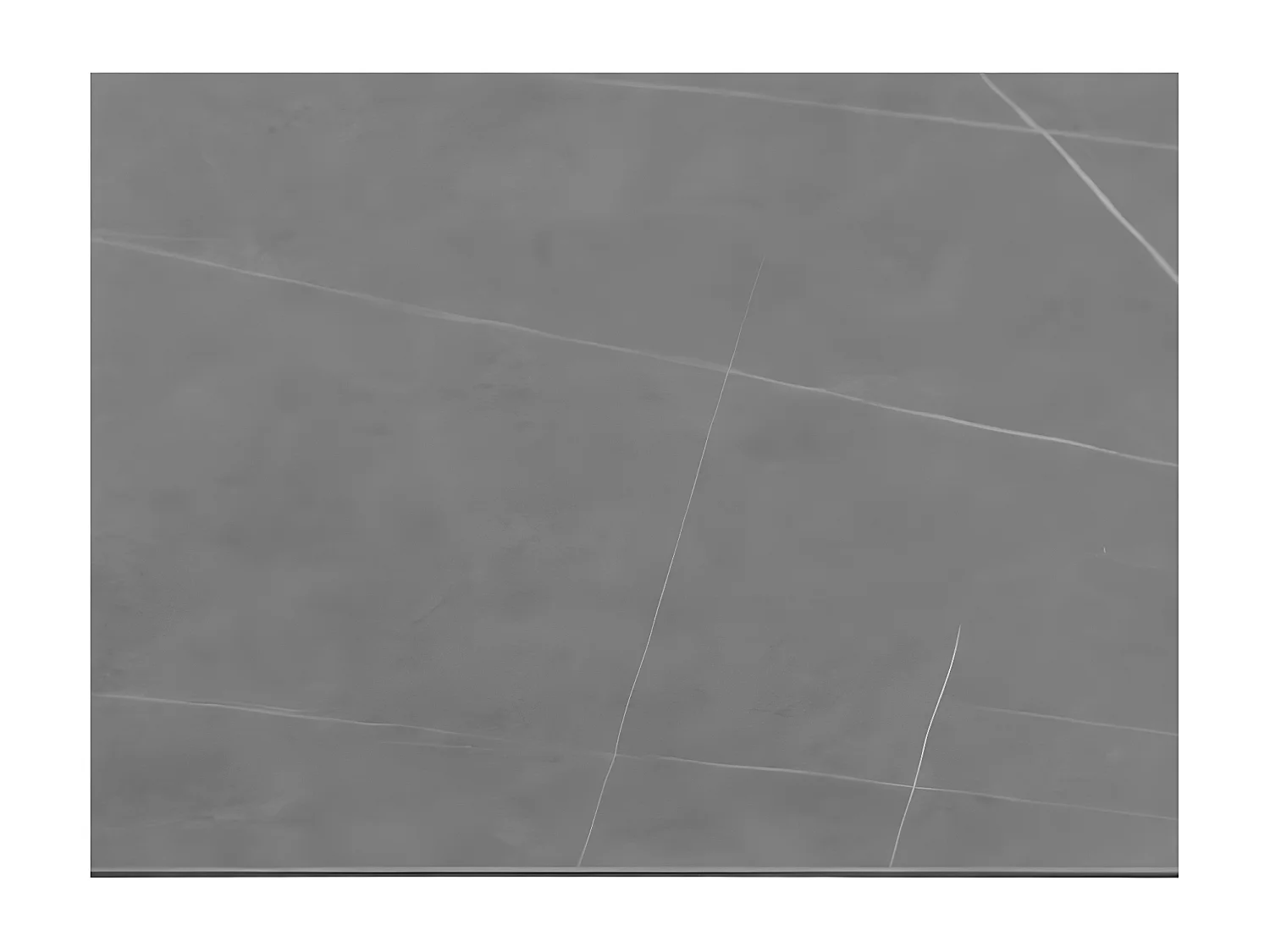 Table rectangulaire extensible plateau porcelaine et pieds métal noir Konty-Couleur Gris-Largeur 180/220/260 cm