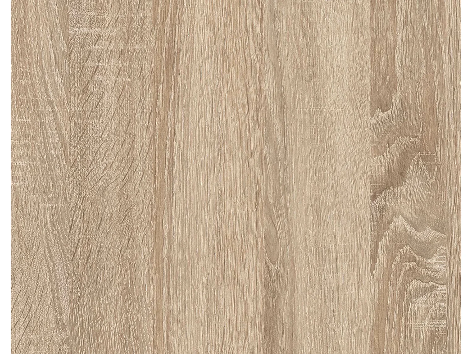 Lit escamotable avec bureau 90x190 chêne clair P 35cm Kinoa-Avec matelas