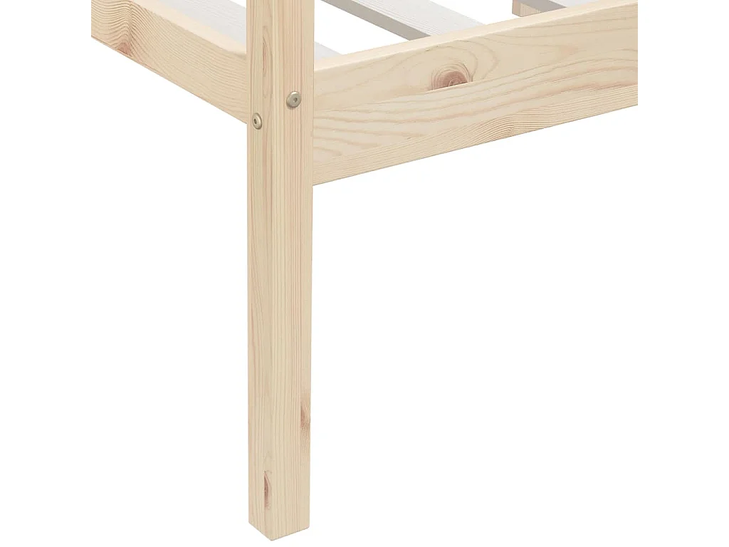 Lit banquette Bois de pin massif 90x200