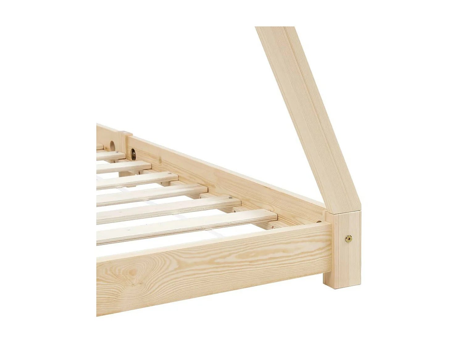 Lit cabane enfant Bois de pin massif 70x140