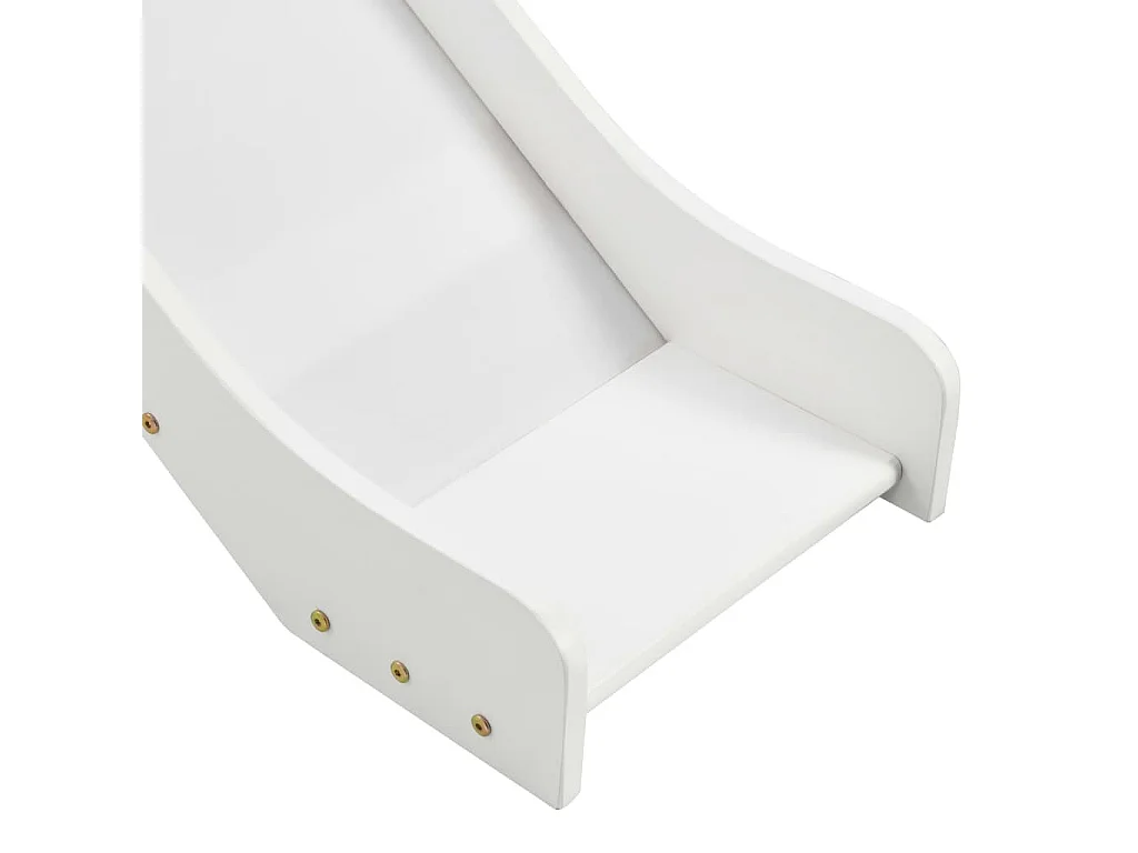 Lit mezzanine d'enfants avec toboggan et échelle Pin 97x208